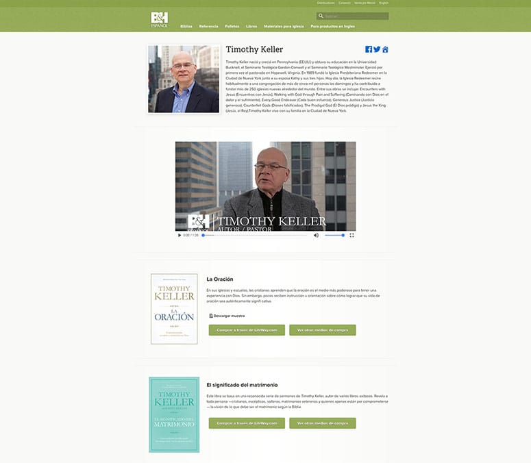 Tim Keller Author Page - Celtson Portfolio