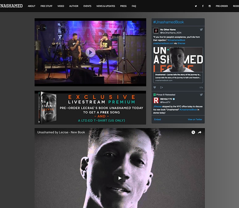 The Lecrae Unashamed Book - Celtson Portfolio