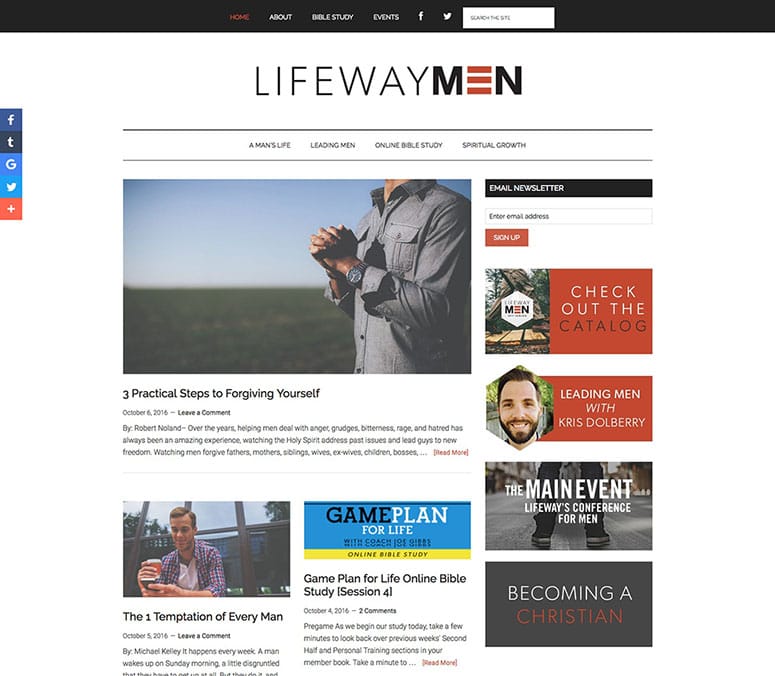 LifeWay Men Blog - Celtson Portfolio