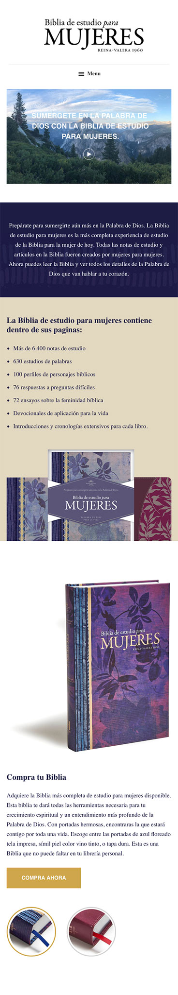 Biblia Estudio Para Mujeres Mobile