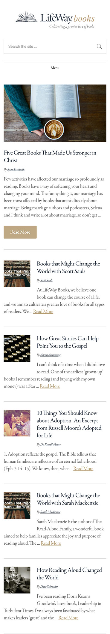LifeWay Books Mobile Version